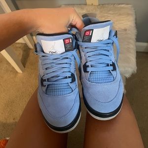 University Blue Jordan 4s 5.5y